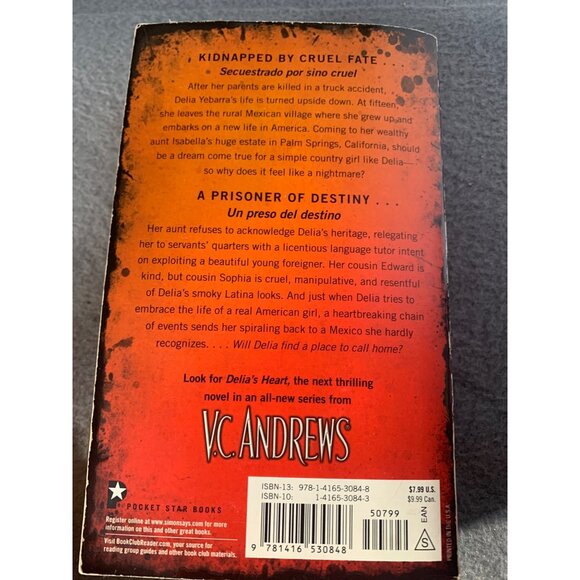 V.C. Andrews "Delias Crossing" Paperback Book - Picture 2 of 4